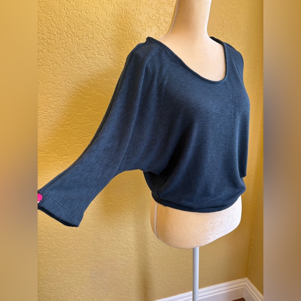 Laila Jayde 3/4 sleeve Dolman Deep Teal Women's sweater